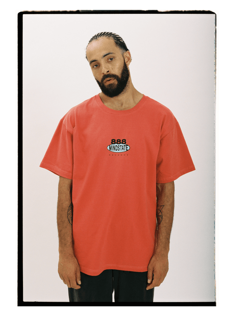 888 MINDSTATE - T-shirt - RED BRICK