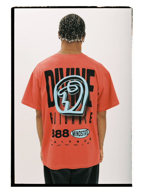 888 MINDSTATE - T-shirt - RED BRICK