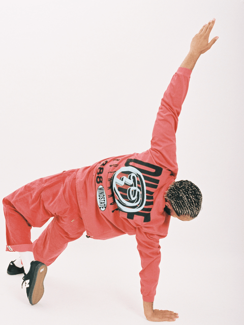 888 MINDSTATE - Long Sleeve T - RED BRICK