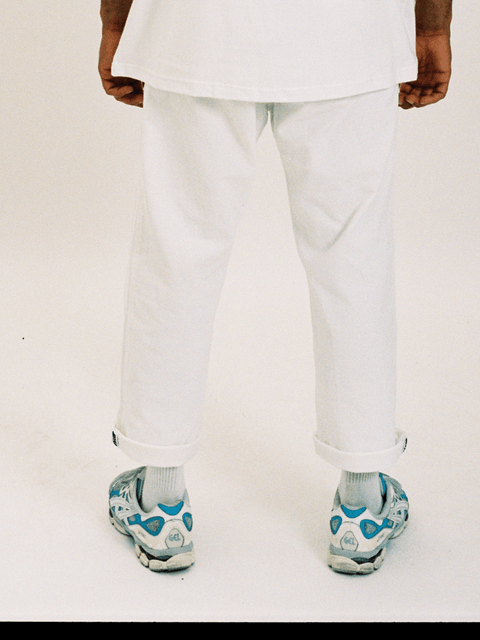 Chino Corduroy Trousers - White