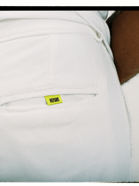 Chino Corduroy Trousers - White