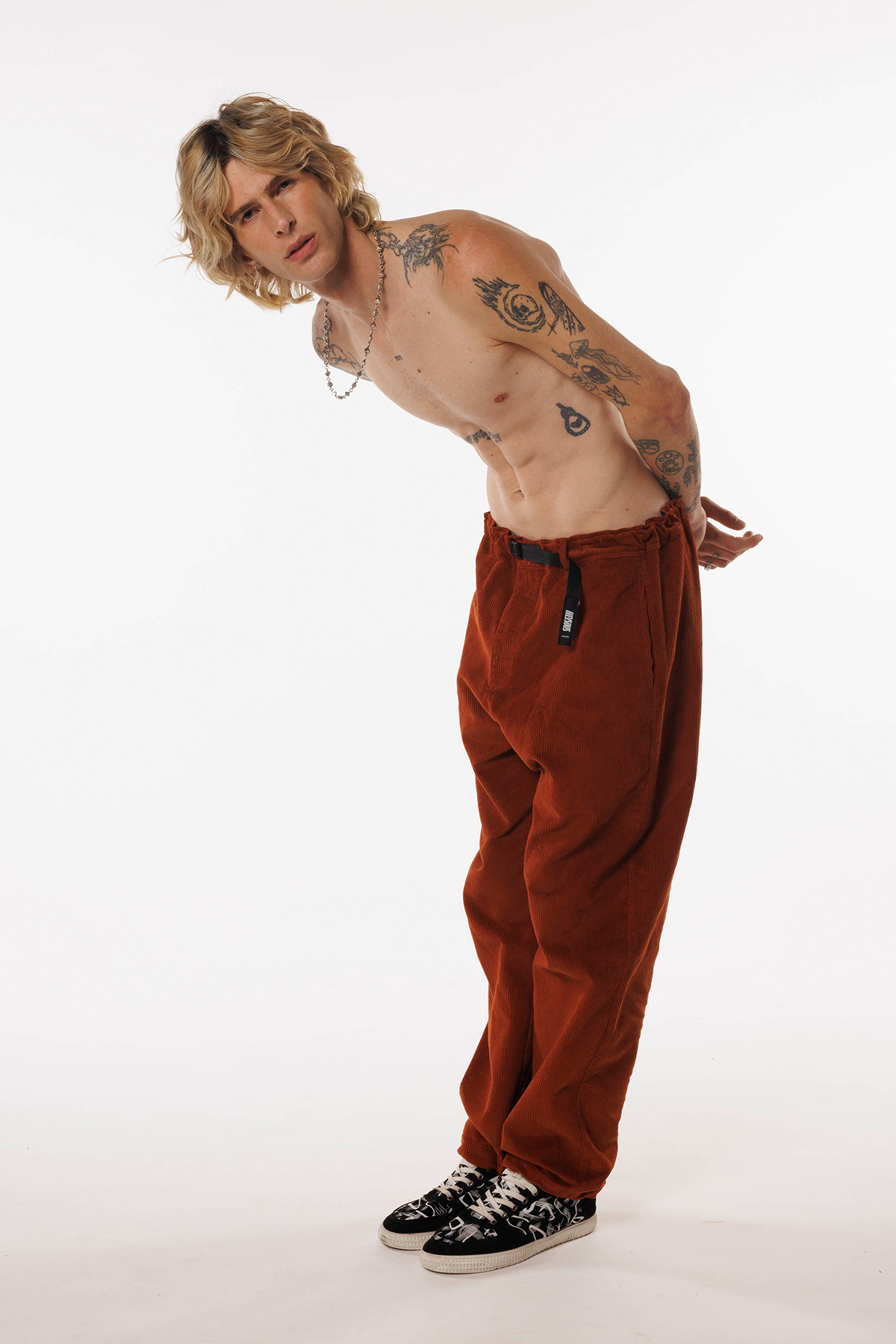 Corduroy Trousers - Rust