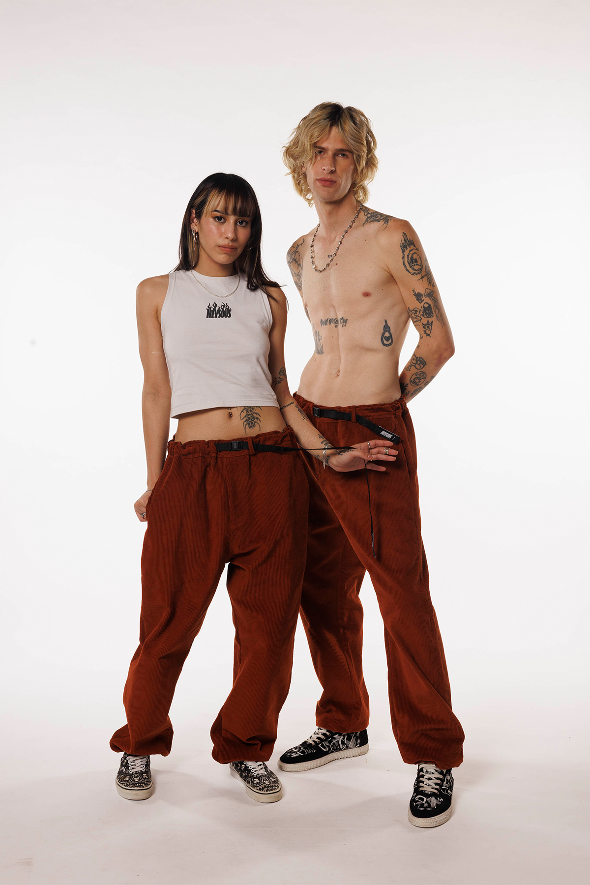 Corduroy Trousers - Rust