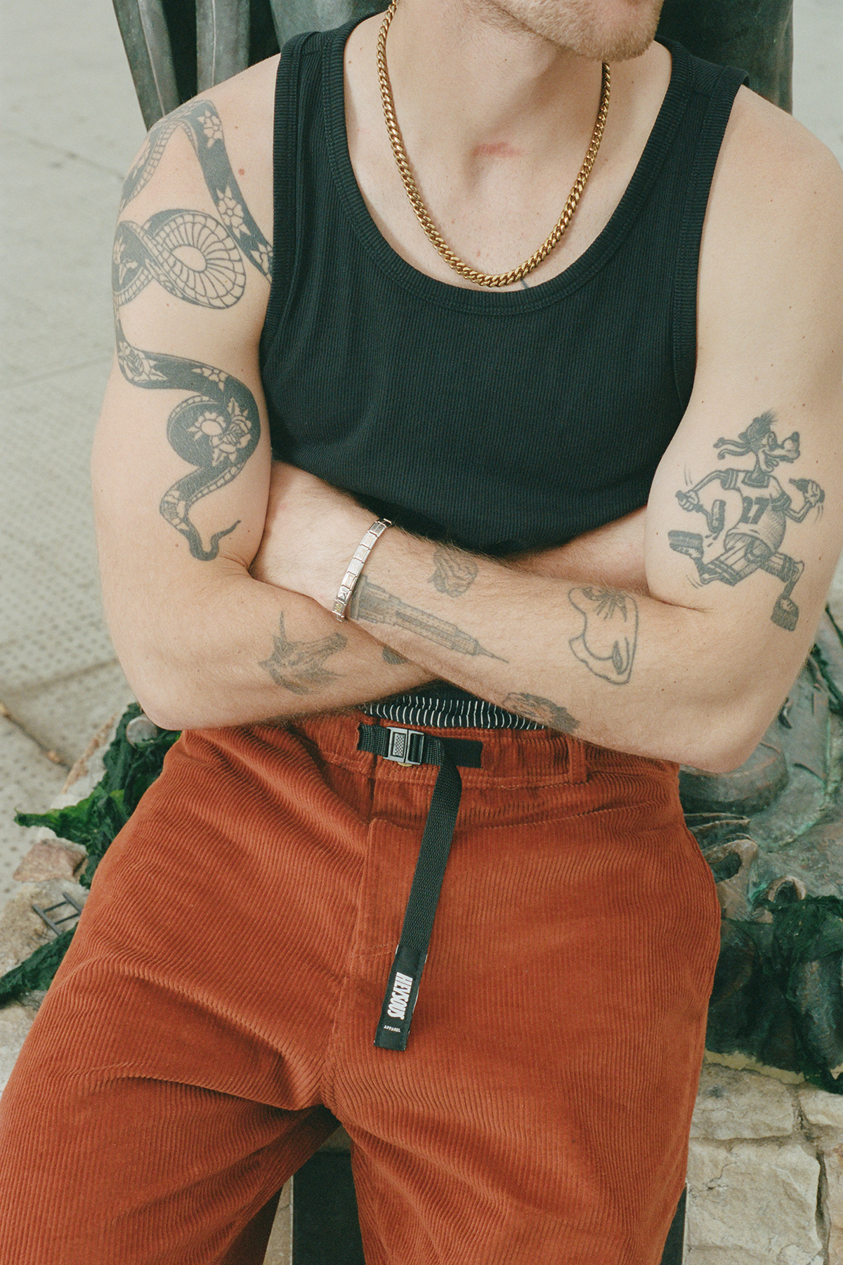 Corduroy Trousers - Rust