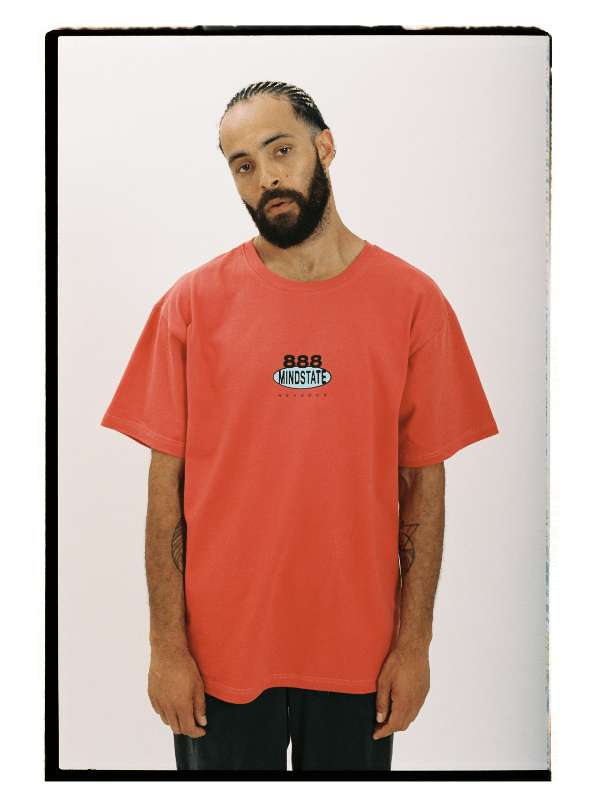 888 MINDSTATE - T-shirt - RED BRICK