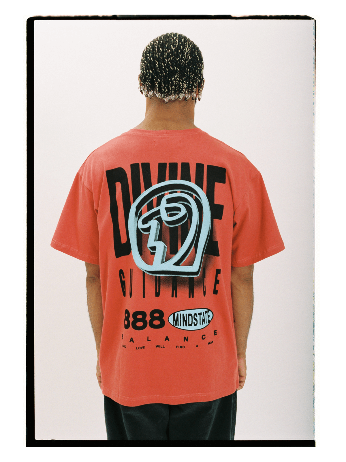 888 MINDSTATE - T-shirt - RED BRICK
