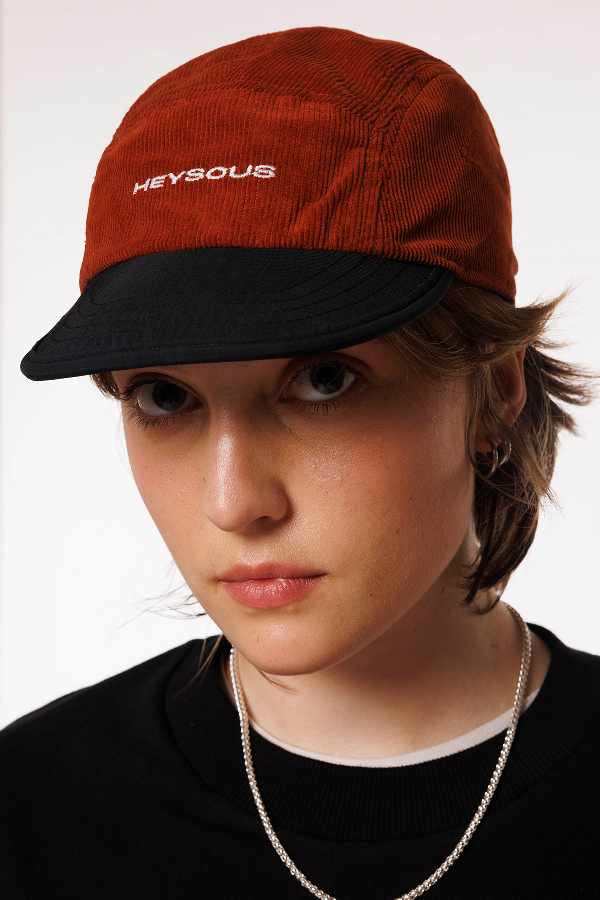 Reversible 5 Panel Cap - Brown Corduroy