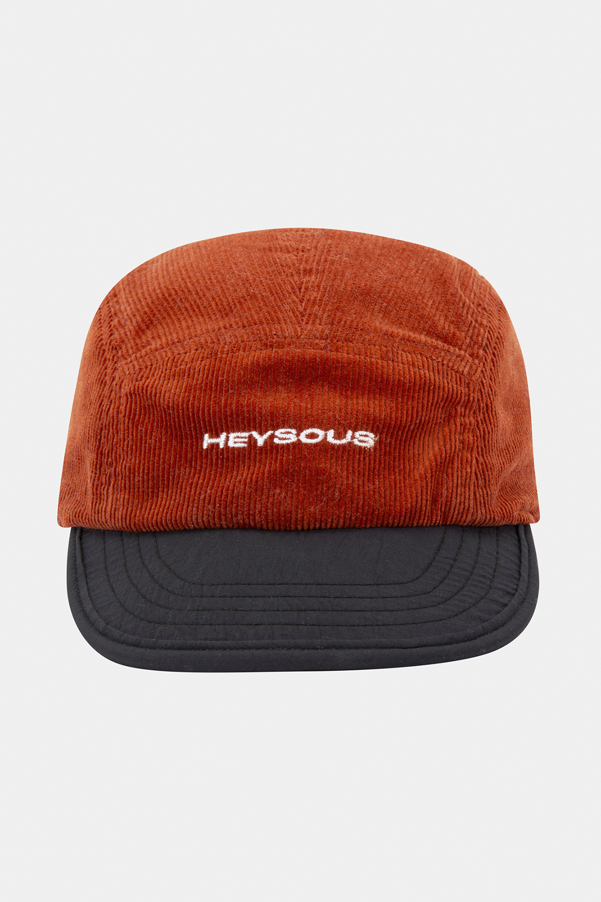 Reversible 5 Panel Cap - Brown Corduroy