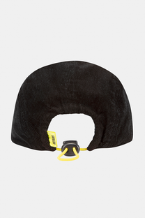 Reversible 5 Panel Cap - Black Corduroy
