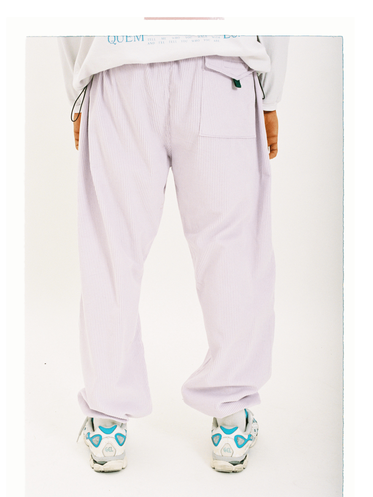 Corduroy Trousers - Lilac