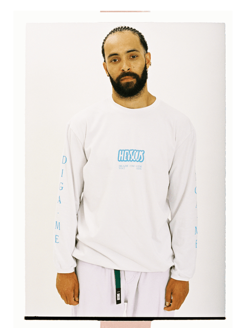 DIGA ME - Long Sleeve T - WHITE