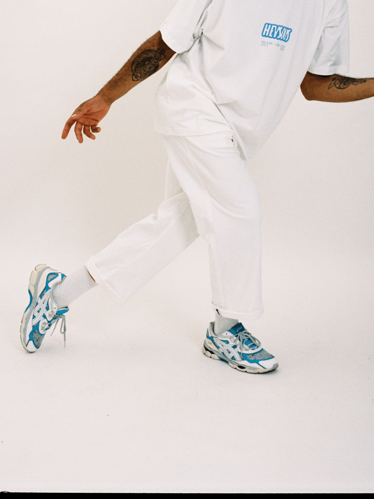 Chino Corduroy Trousers - White