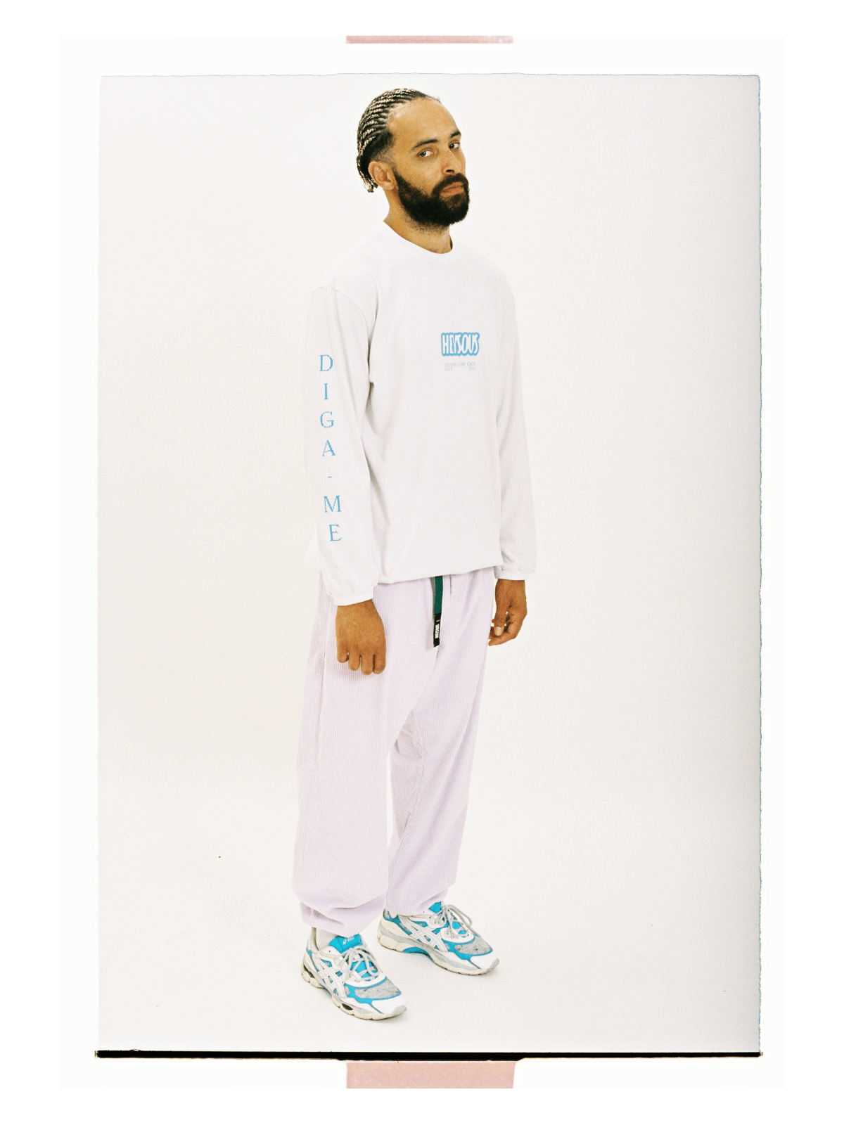 DIGA ME - Long Sleeve T - WHITE