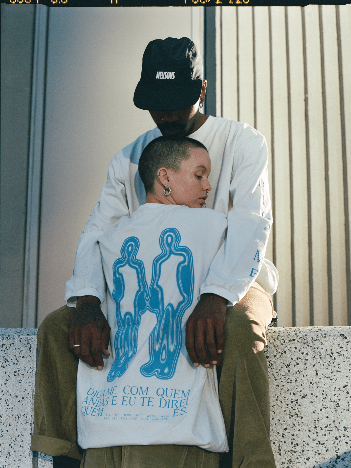 DIGA ME - Long Sleeve T - WHITE