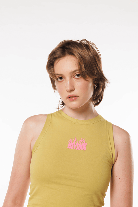 Lumo Tank Top - Chartreuse