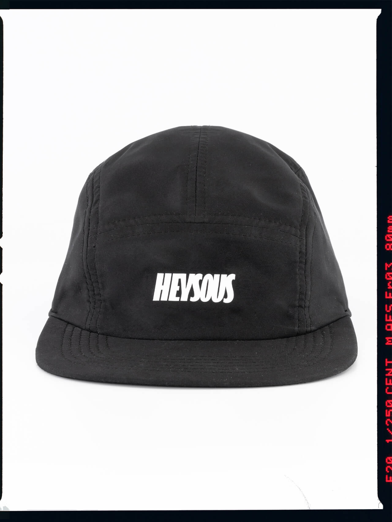 5 Panel Cap - Black