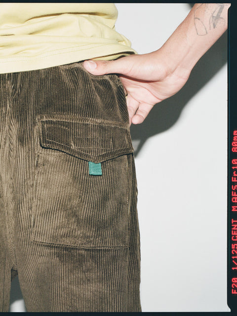 Corduroy Trousers - Olive