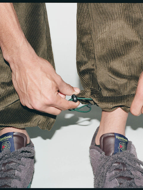 Corduroy Trousers - Olive