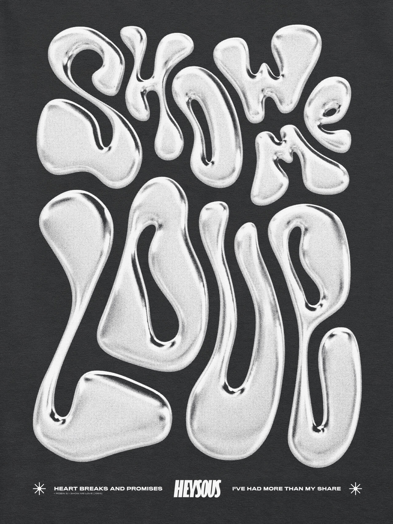 Show Me Love - Charcoal